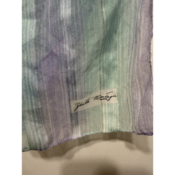 Vintage Accessories - Yvette Montayse Paris Scarf Vintage -shear